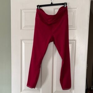 Athleta Women's Red Capris